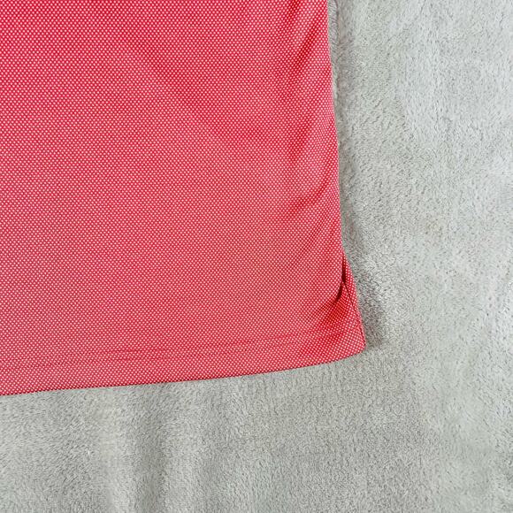 Croft and Borrow Polo Shirt Men's Large Pink Quick Dry Performance Lightweight - Picture 2 of 10